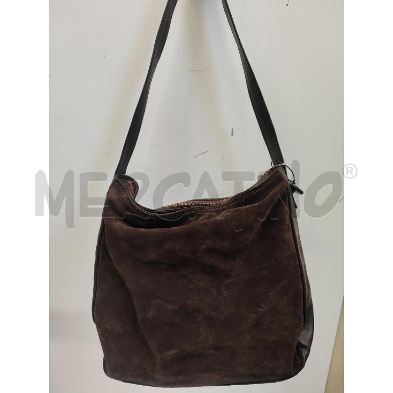 BORSA DONNA COCCINELLE PELLE MARRONE E SCAMOSCIATA  | Mercatino dell'Usato Vinci - fraz. sovigliana 2