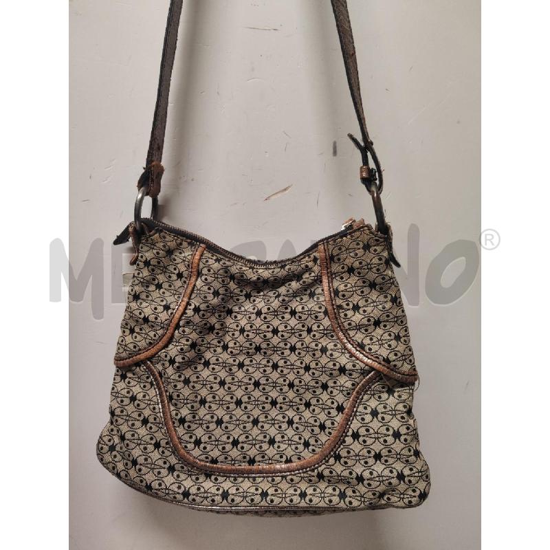 BORSA DONNA COCCINELLE TESSUTO BEIGE COCCINELLE NERE | Mercatino dell'Usato Vinci - fraz. sovigliana 3