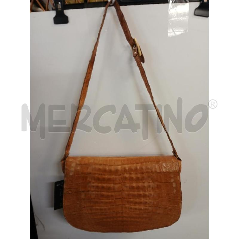 BORSA DONNA COCCODRILLO HEIDI MAURO NATURALE CON PATTA | Mercatino dell'Usato Vinci - fraz. sovigliana 2