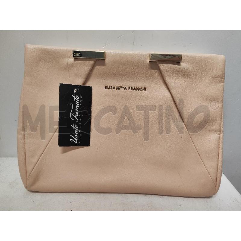 BORSA DONNA ELISABETTA FRANCHI PELLE ROSA A MANO  | Mercatino dell'Usato Vinci - fraz. sovigliana 1