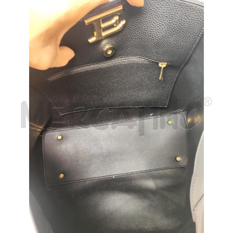 BORSA DONNA ERMANNO SCERVINO NERA 2 MANICI | Mercatino dell'Usato Vinci - fraz. sovigliana 4