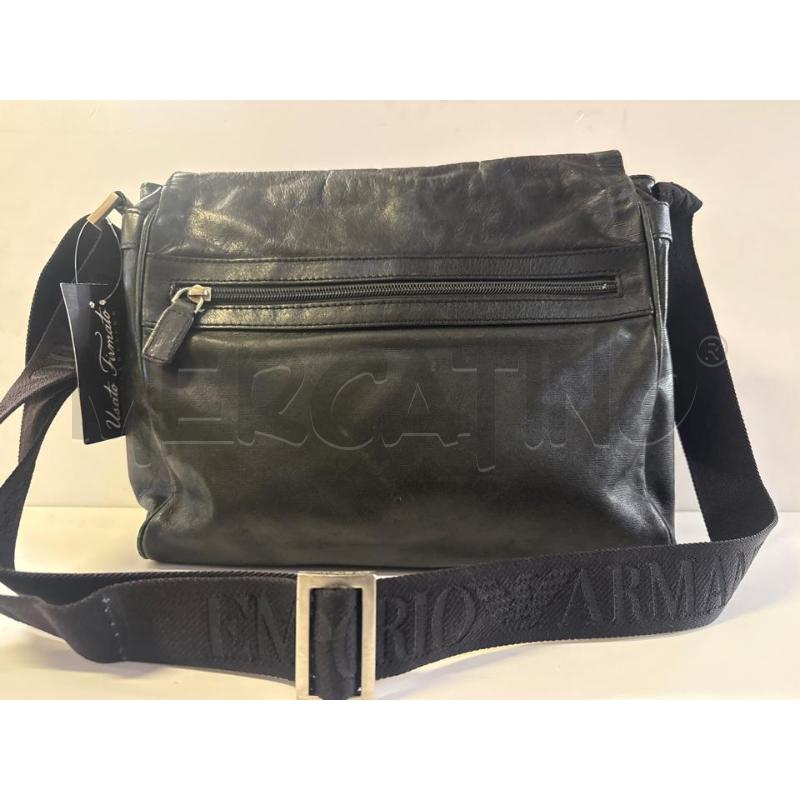 BORSA DONNA ERMPORIO ARMANI NERA TRACOLLA CON PATTA | Mercatino dell'Usato Vinci - fraz. sovigliana 2