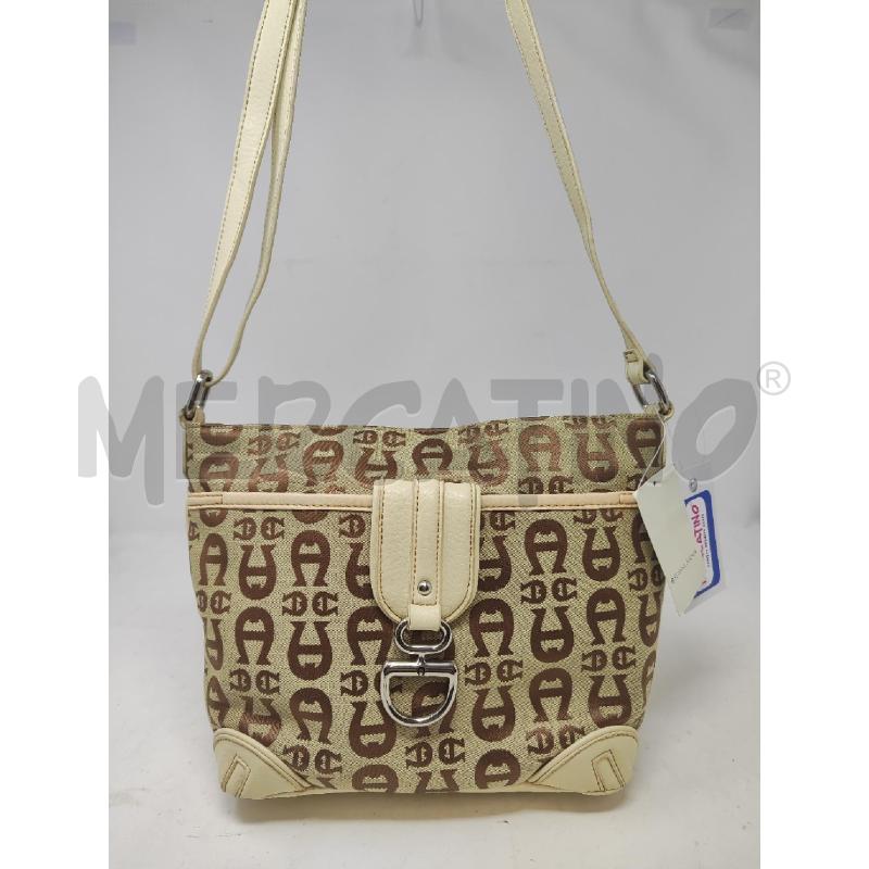 BORSA DONNA ETIENNE AIGNER BEIGE BORDI PANNA FIBBIA NUOVA | Mercatino dell'Usato Vinci - fraz. sovigliana 1