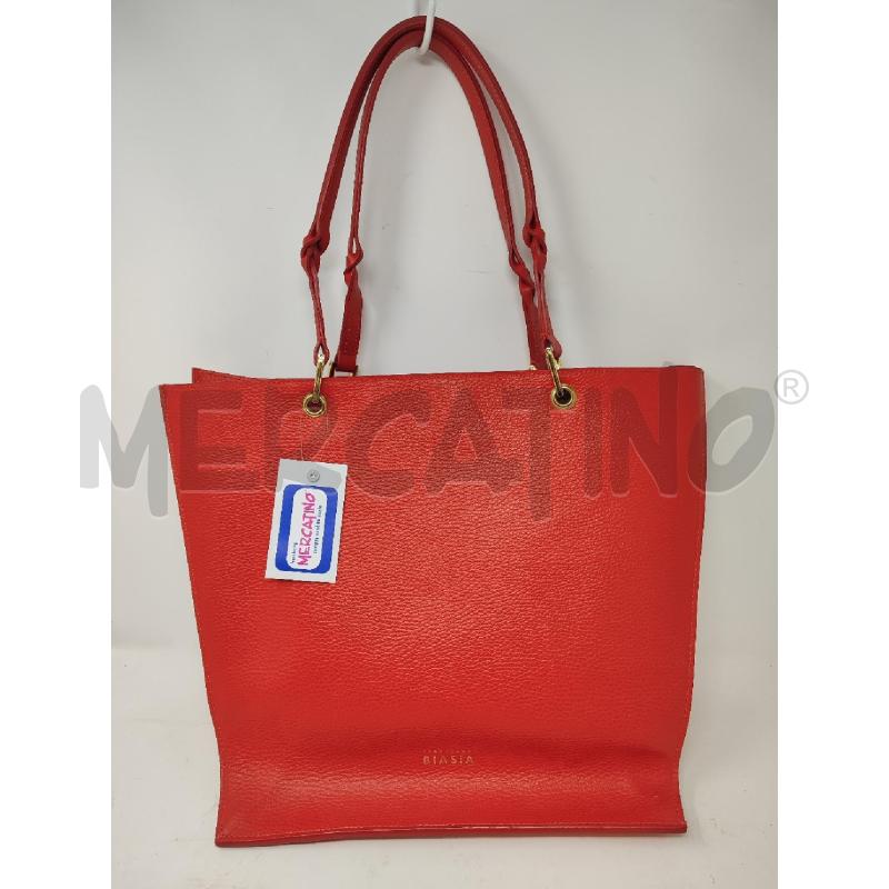 BORSA DONNA FRANCESCO BIASIA PELLE ROSSA | Mercatino dell'Usato Vinci - fraz. sovigliana 1