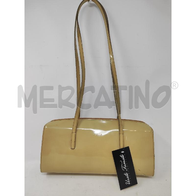 BORSA DONNA FURLA PELLE BEIGE CHIARA SEMIRIGIDA  | Mercatino dell'Usato Vinci - fraz. sovigliana 1