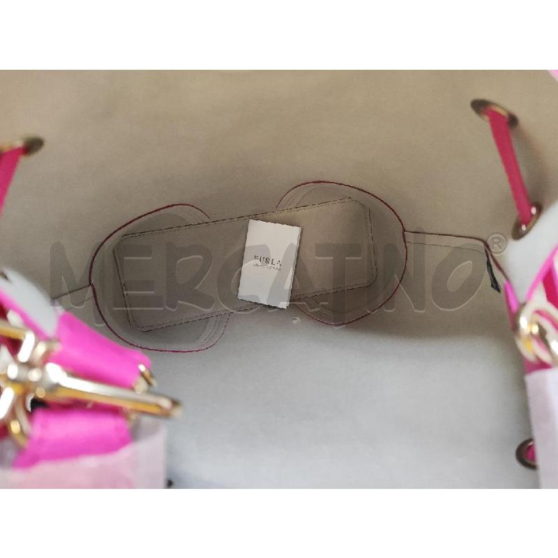 BORSA DONNA FURLA PELLE ROSA SECCHIELLO NUOVA | Mercatino dell'Usato Vinci - fraz. sovigliana 4