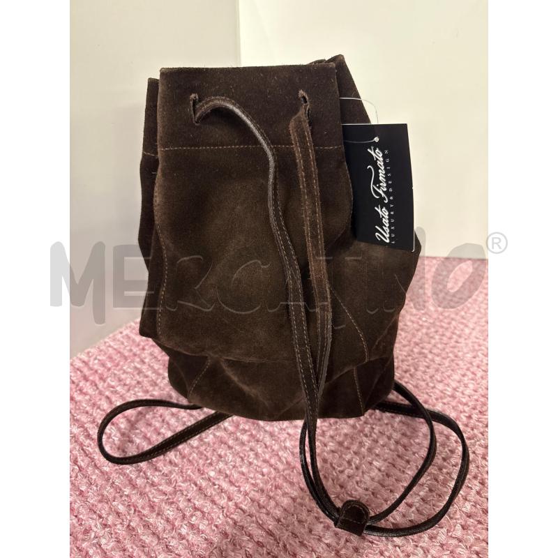 BORSA DONNA FURLA SECCHIELLO SCAMOSCIATO MARRONE | Mercatino dell'Usato Vinci - fraz. sovigliana 2