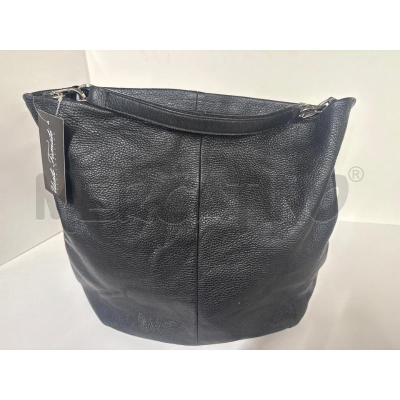 BORSA DONNA GIANNI CHIARINI PELLE NERA STONDATA | Mercatino dell'Usato Vinci - fraz. sovigliana 1