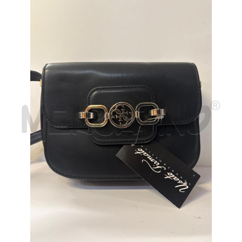 BORSA DONNA GUESS PELLE NERA STONDATA | Mercatino dell'Usato Vinci - fraz. sovigliana 1