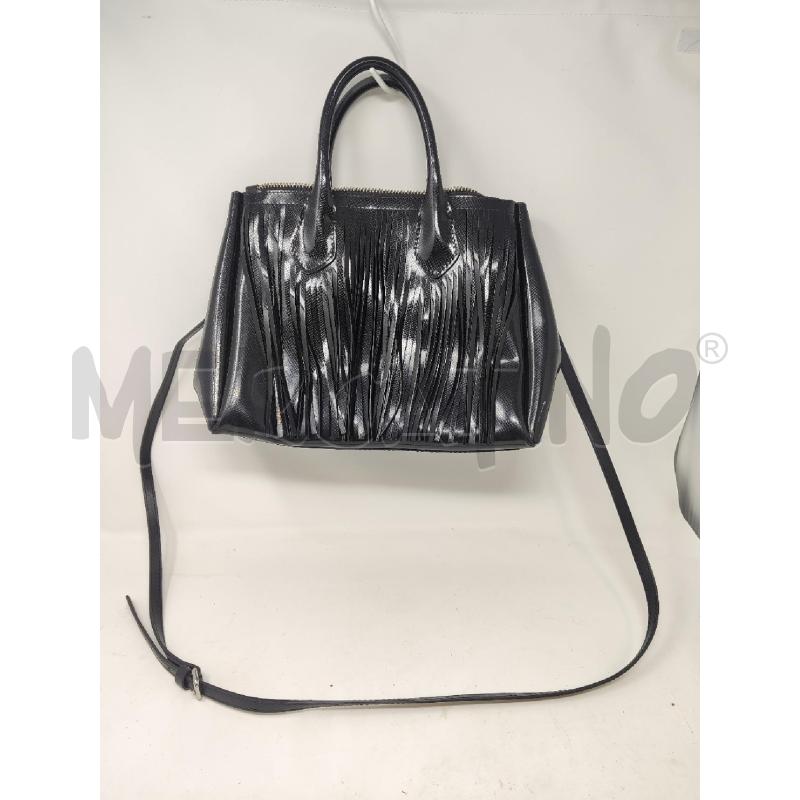 BORSA DONNA GUM NERA FRANGE | Mercatino dell'Usato Vinci - fraz. sovigliana 1