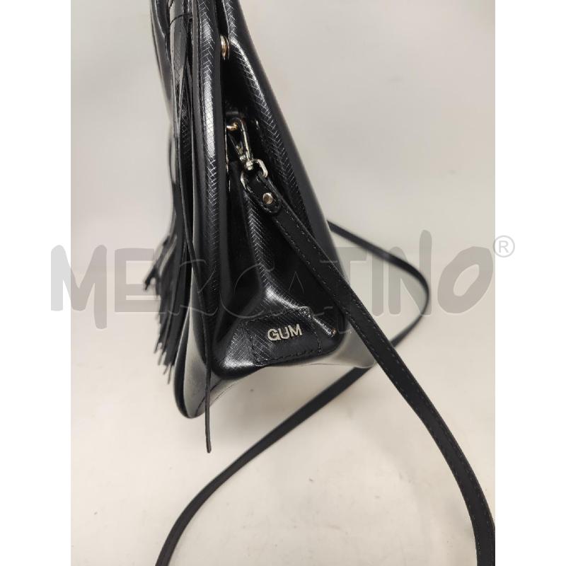 BORSA DONNA GUM NERA FRANGE | Mercatino dell'Usato Vinci - fraz. sovigliana 3