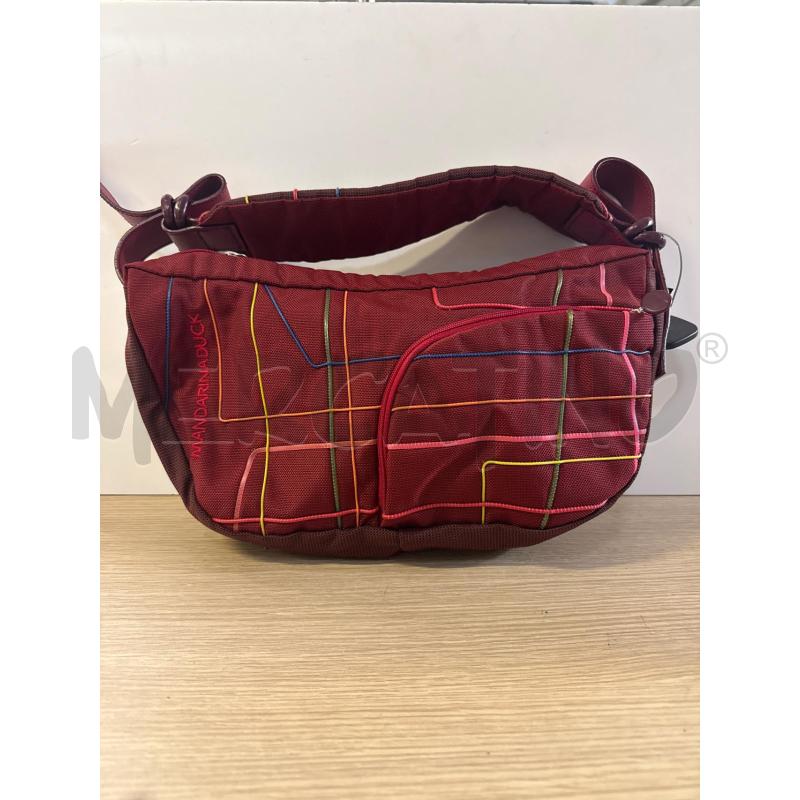 BORSA DONNA MANDARINA DUCK TESSUTO BORDEAUX STONDATA  | Mercatino dell'Usato Vinci - fraz. sovigliana 1