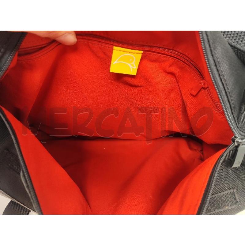 BORSA DONNA MANDARINA TESSUTO NERA  | Mercatino dell'Usato Vinci - fraz. sovigliana 3