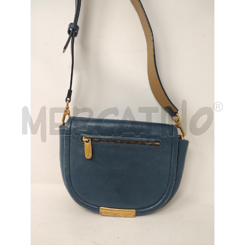 BORSA DONNA MARC BY MARC JACOBS PELLE VERDE PETROLIO PATTA CON ZIP | Mercatino dell'Usato Vinci - fraz. sovigliana 1