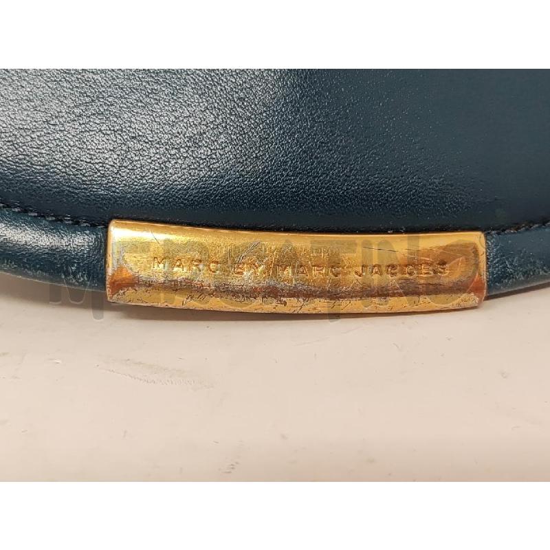 BORSA DONNA MARC BY MARC JACOBS PELLE VERDE PETROLIO PATTA CON ZIP | Mercatino dell'Usato Vinci - fraz. sovigliana 2