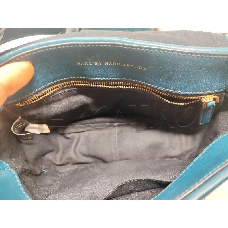BORSA DONNA MARC BY MARC JACOBS PELLE VERDE PETROLIO PATTA CON ZIP | Mercatino dell'Usato Vinci - fraz. sovigliana 5