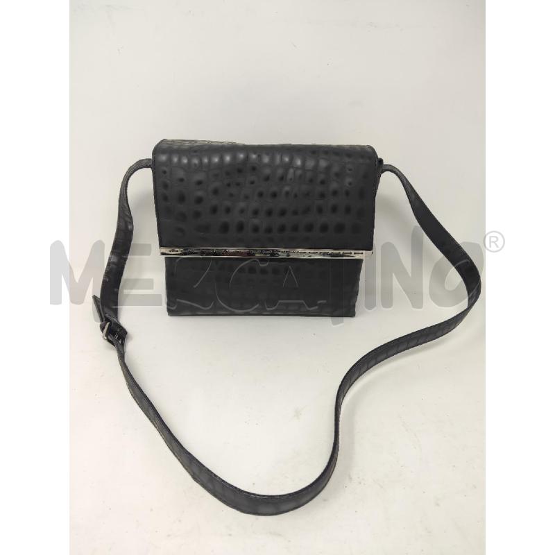 BORSA DONNA MAZZINI PELLE QUADRETTI PATTA BARRETTA METALLO | Mercatino dell'Usato Vinci - fraz. sovigliana 1