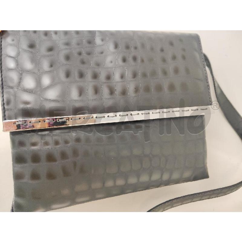 BORSA DONNA MAZZINI PELLE QUADRETTI PATTA BARRETTA METALLO | Mercatino dell'Usato Vinci - fraz. sovigliana 2