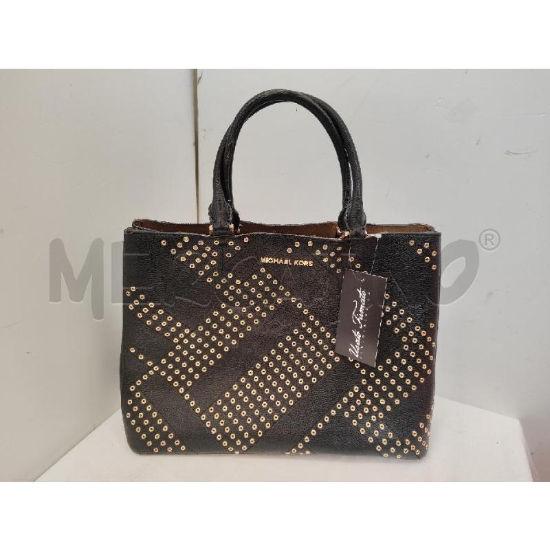 BORSA DONNA MICHAEL KORS PELLE NERA BORCHIETTE 2 MANICI | Mercatino dell'Usato Vinci - fraz. sovigliana 1