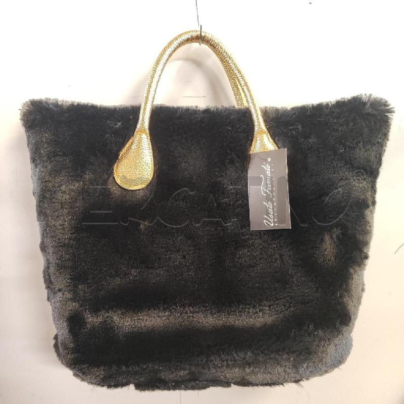 Borsa pelliccia clearance nera