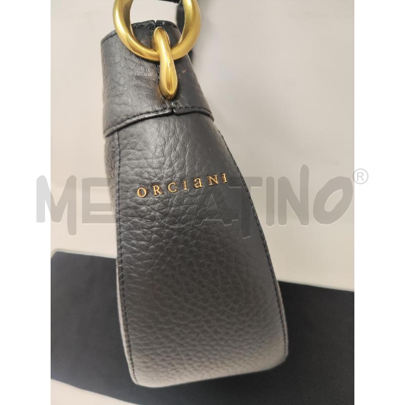 BORSA DONNA ORCIANI PELLE NETA STONDATA  | Mercatino dell'Usato Vinci - fraz. sovigliana 3
