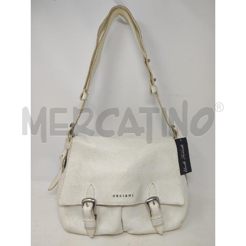 BORSA DONNA ORCIANI PELLE PANNA 2 FIBBIE | Mercatino dell'Usato Vinci - fraz. sovigliana 1