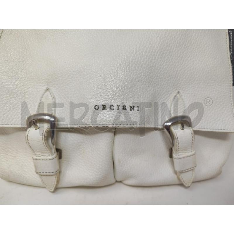 BORSA DONNA ORCIANI PELLE PANNA 2 FIBBIE | Mercatino dell'Usato Vinci - fraz. sovigliana 2