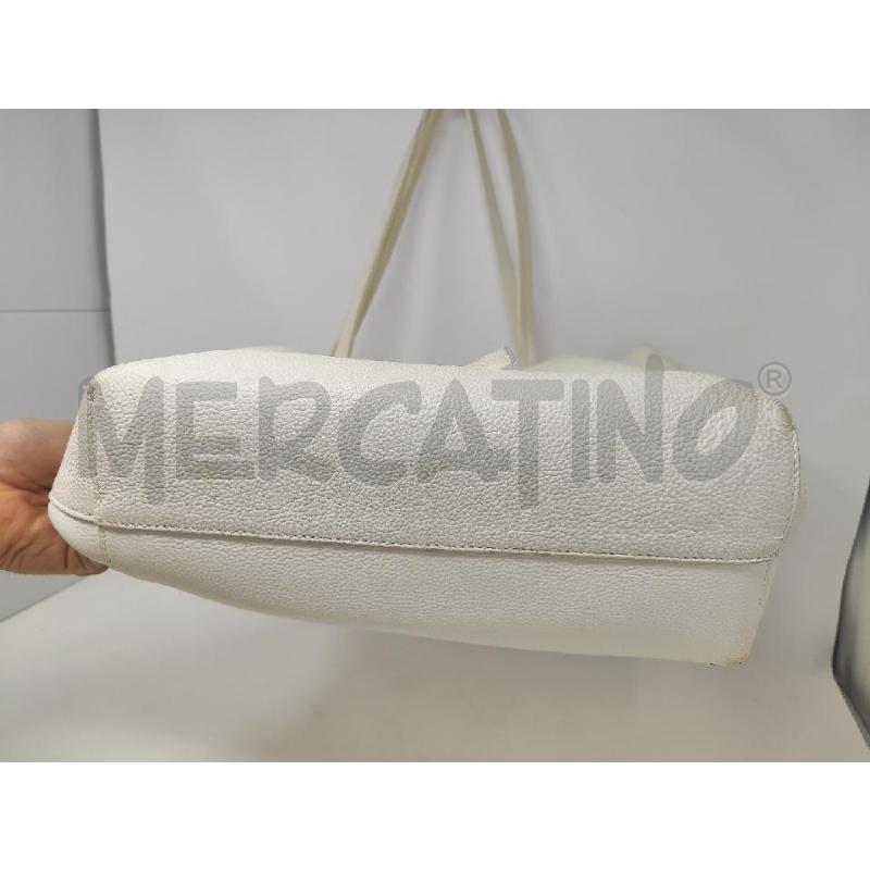 BORSA DONNA PATRIZIA PEPE PELLE BIANCA 2 MANICI | Mercatino dell'Usato Vinci - fraz. sovigliana 3