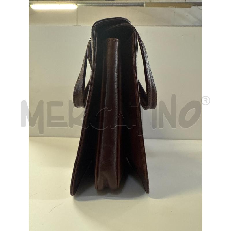BORSA DONNA PELLE FIASCHI MARRONE 2 MANICI | Mercatino dell'Usato Vinci - fraz. sovigliana 3