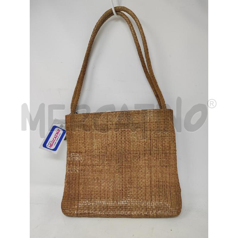 BORSA DONNA PELLE INTRECCIATA BEIGE | Mercatino dell'Usato Vinci - fraz. sovigliana 1