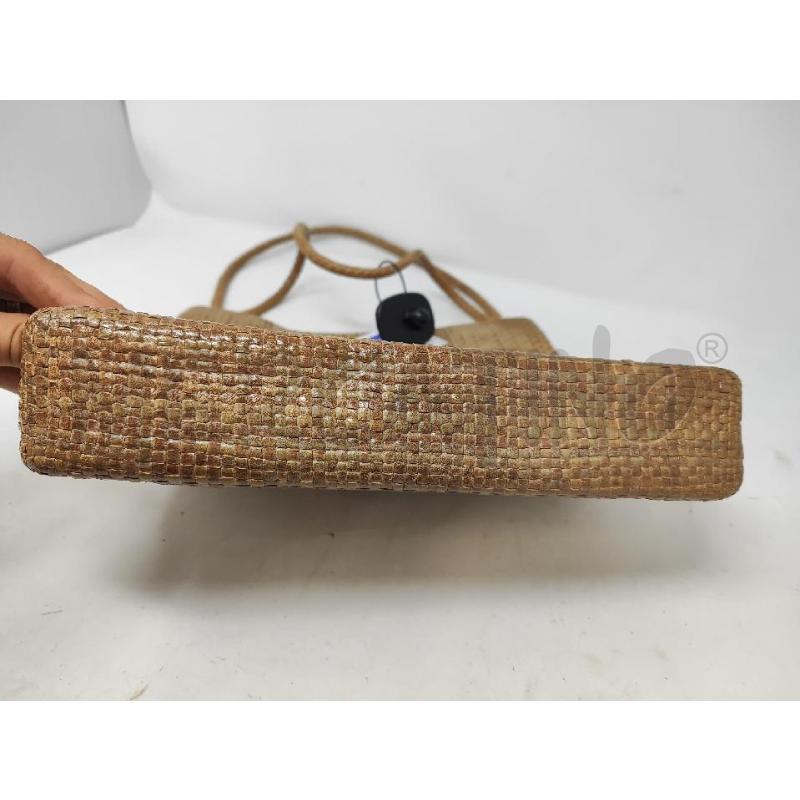 BORSA DONNA PELLE INTRECCIATA BEIGE | Mercatino dell'Usato Vinci - fraz. sovigliana 4