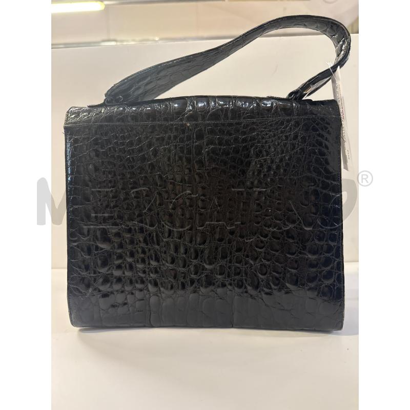 BORSA DONNA PELLE NERA A MANO CHIUSURA METALLO | Mercatino dell'Usato Vinci - fraz. sovigliana 2