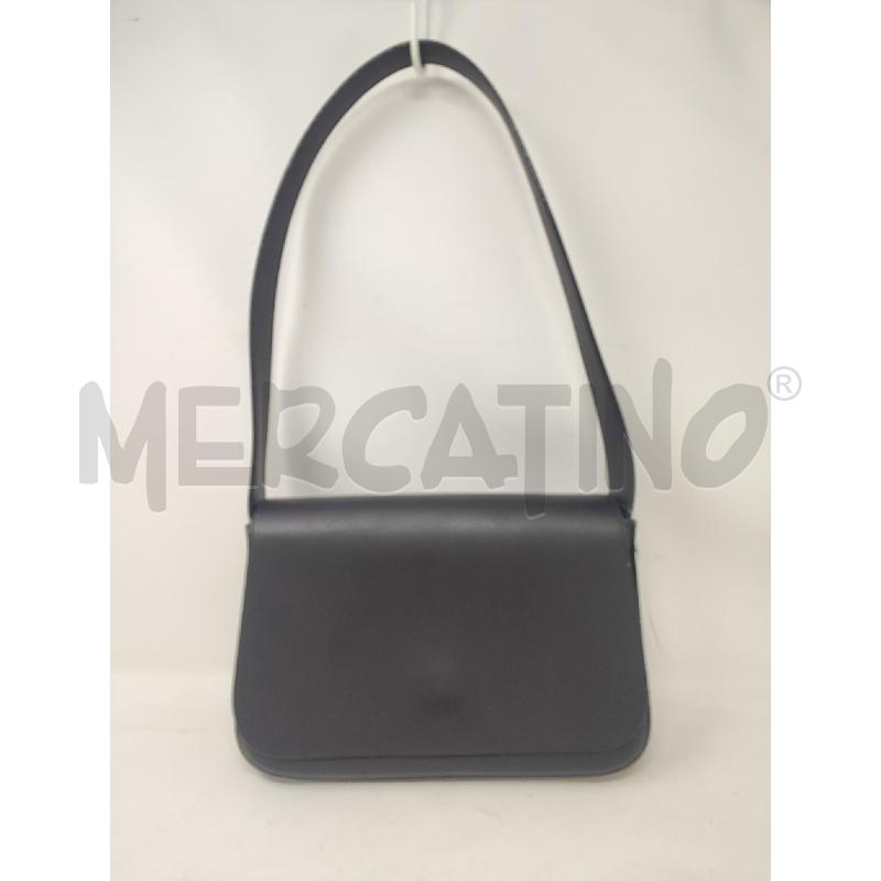 BORSA DONNA PELLE NERA PATTA STONDATA  | Mercatino dell'Usato Vinci - fraz. sovigliana 1