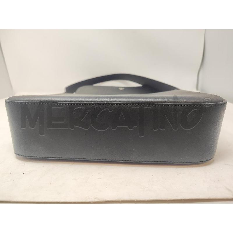 BORSA DONNA PELLE NERA PATTA STONDATA  | Mercatino dell'Usato Vinci - fraz. sovigliana 4