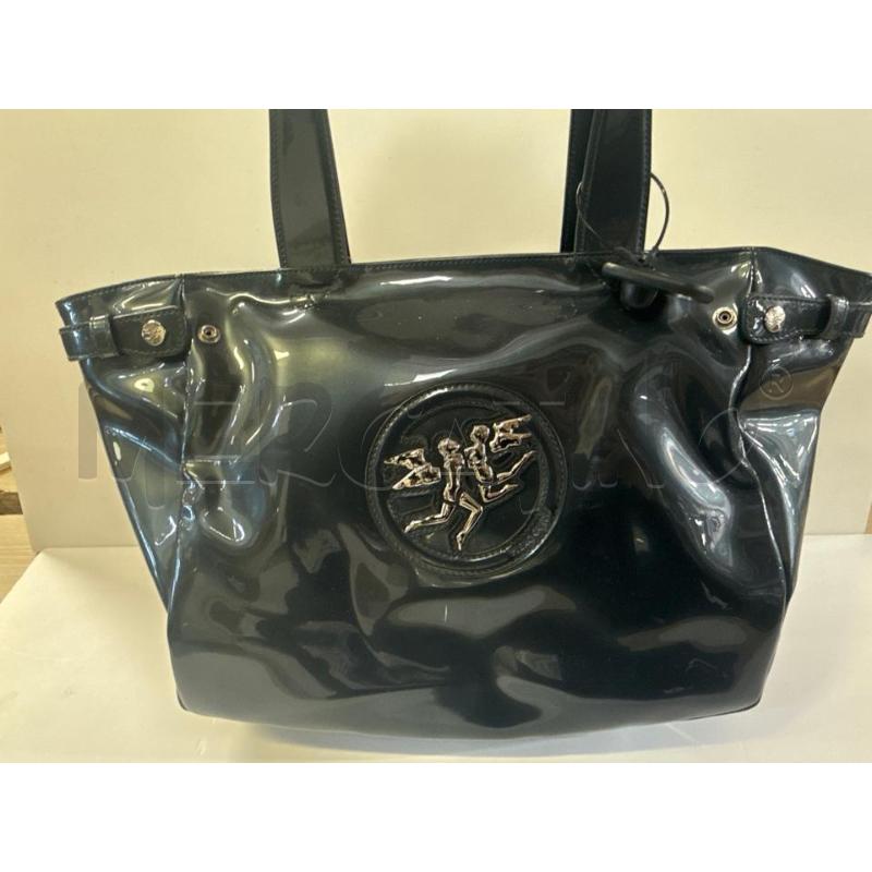 BORSA DONNA PIERO GUIDI VERNICE GRIGIA  | Mercatino dell'Usato Vinci - fraz. sovigliana 1