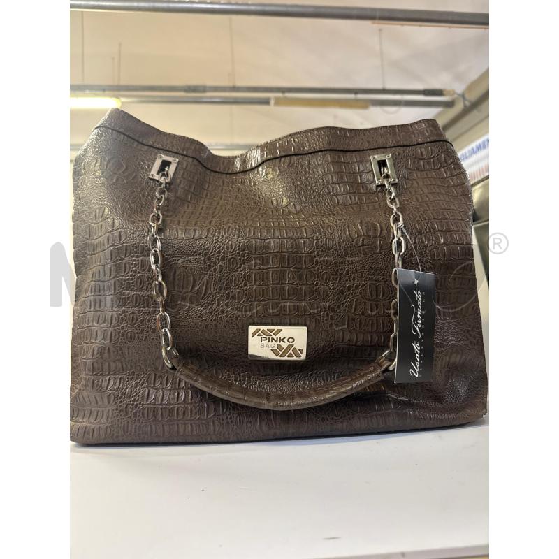 BORSA DONNA PINKO PELLE BEIGE 2 MANICI CATENA  | Mercatino dell'Usato Vinci - fraz. sovigliana 1