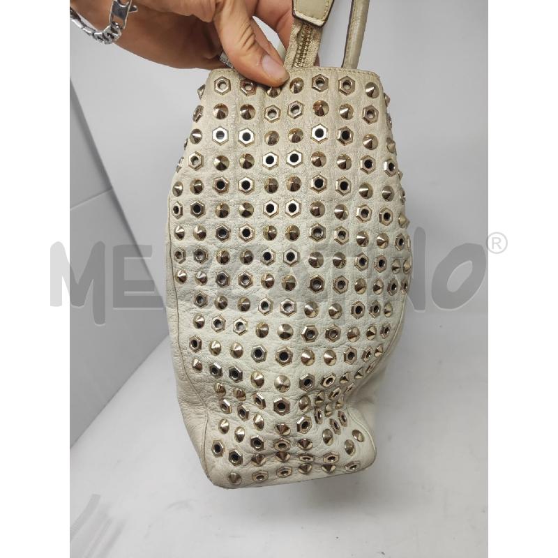 BORSA DONNA PINKO PELLE BEIGE LATO BORCHIE  | Mercatino dell'Usato Vinci - fraz. sovigliana 2