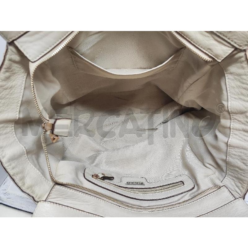 BORSA DONNA PINKO PELLE BEIGE LATO BORCHIE  | Mercatino dell'Usato Vinci - fraz. sovigliana 5