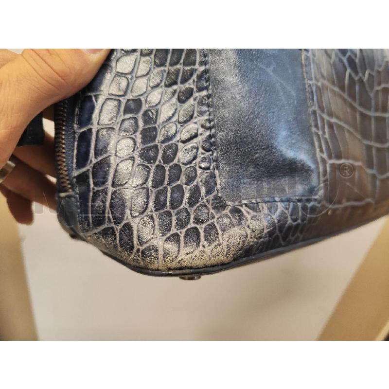 BORSA DONNA PIQUADRO PELLE BLU  | Mercatino dell'Usato Vinci - fraz. sovigliana 2