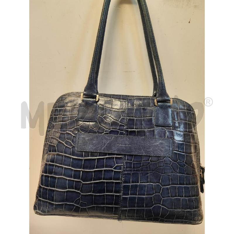 BORSA DONNA PIQUADRO PELLE BLU  | Mercatino dell'Usato Vinci - fraz. sovigliana 4