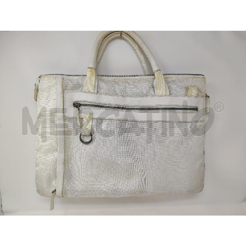 BORSA DONNA PIQUADRO TESSUTO BIANCO  | Mercatino dell'Usato Vinci - fraz. sovigliana 1