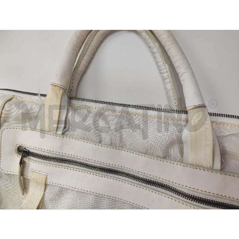 BORSA DONNA PIQUADRO TESSUTO BIANCO  | Mercatino dell'Usato Vinci - fraz. sovigliana 2