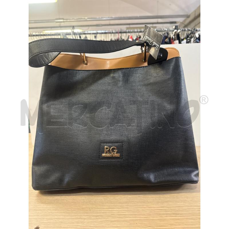 BORSA DONNA ROMEO GIGLI NERA BEIGE  | Mercatino dell'Usato Vinci - fraz. sovigliana 1