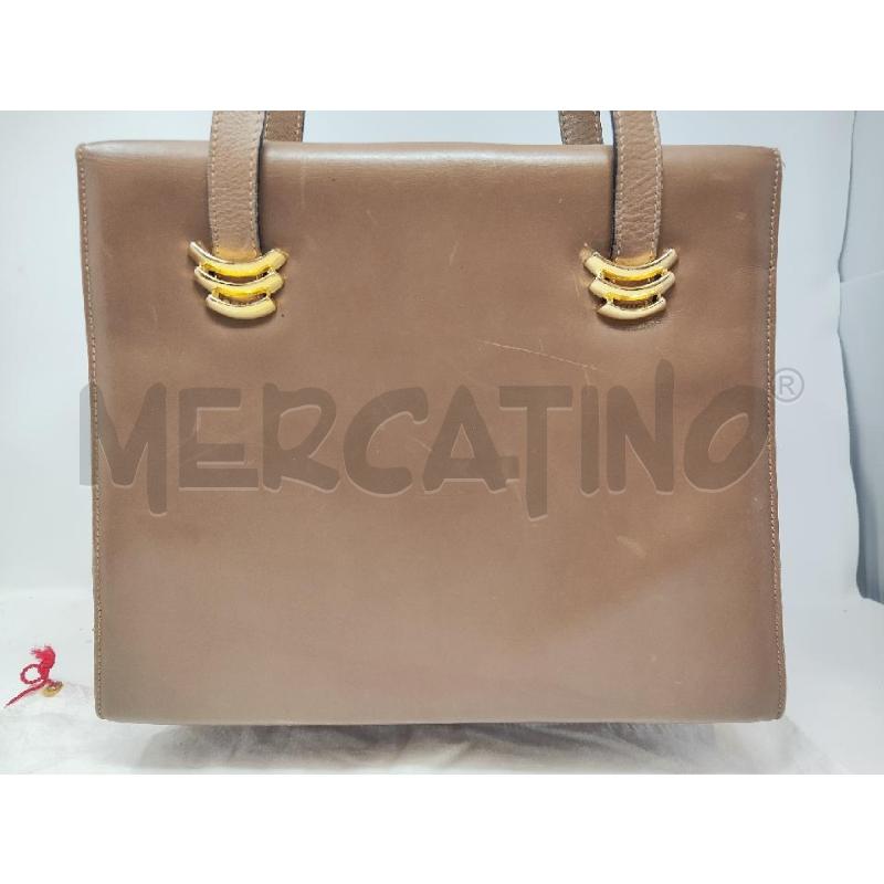BORSA DONNA SALVATORE FERRAGAMO PELLE BEIGE  | Mercatino dell'Usato Vinci - fraz. sovigliana 2