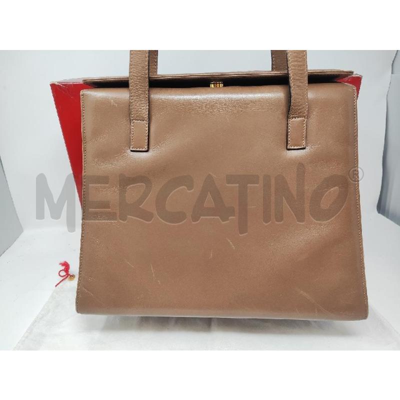 BORSA DONNA SALVATORE FERRAGAMO PELLE BEIGE  | Mercatino dell'Usato Vinci - fraz. sovigliana 3