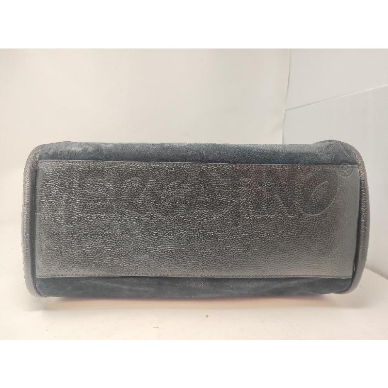 BORSA DONNA SCAMOSCIATA NERA INTERNO ROSSO | Mercatino dell'Usato Vinci - fraz. sovigliana 3