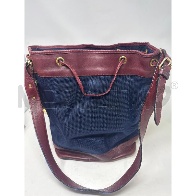 BORSA DONNA SECCHIELLO PIERO GUIDI TESSUTO BLU  | Mercatino dell'Usato Vinci - fraz. sovigliana 3