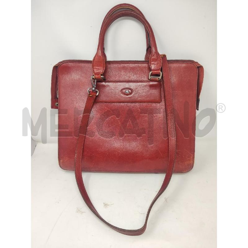 BORSA DONNA THE BRIDGE PELLE BORDEAUX 2 MANICI | Mercatino dell'Usato Vinci - fraz. sovigliana 1