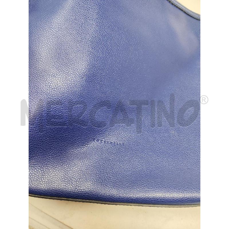 BORSA DONNA TRACOLLA COCCINELLE PELLE BLU  | Mercatino dell'Usato Vinci - fraz. sovigliana 2
