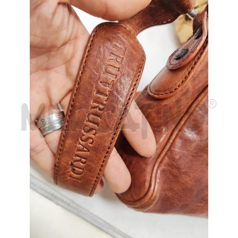 BORSA DONNA TRUSSARDI PATTA 4 CAMPANELLE MARRONE | Mercatino dell'Usato Vinci - fraz. sovigliana 5